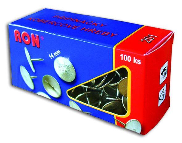 Kobercové hřeby 201, 14 mm, 75 kusů