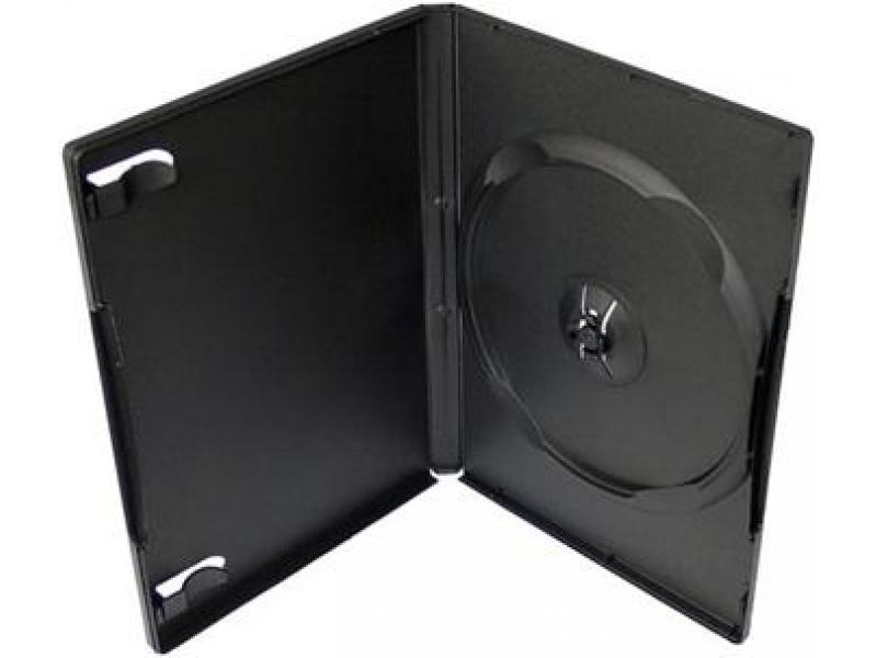 Krabička na 1 DVD 14mm silná černá