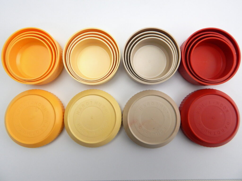 Misky na vodu, 5 kusů, k výtvarné činnosti