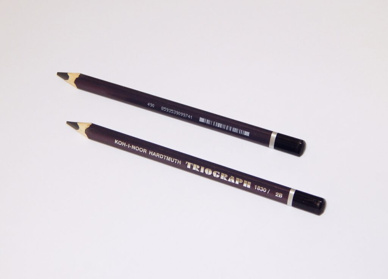 Tužka, grafitová, silná, trojhranná, 2B