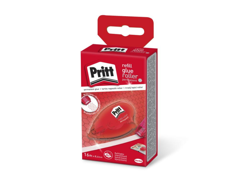 Lepící roller Pritt, permanentní, 8,4 mm x 14 m, vyměnitelný