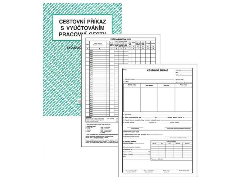 Cestovní příkaz s vyúčtováním A4, ET235, Baloušek