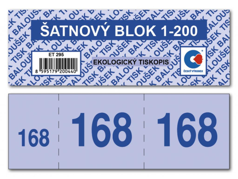 Šatnový blok, 1 - 200, ET295, Baloušek
