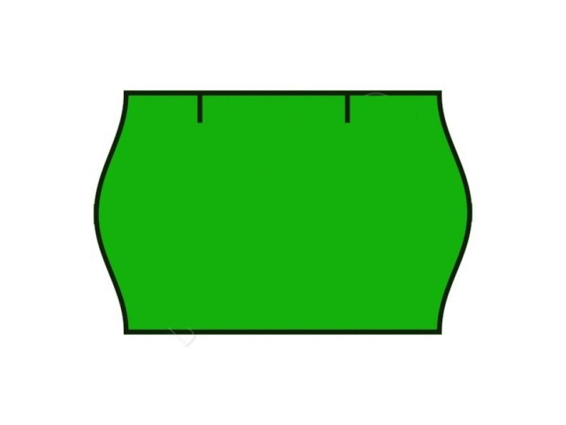 Etikety cenové Contakt, 25 x 16 mm, neonově zelená