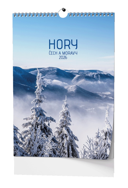 Kalendář nástěnný, Hory Čech a Moravy, Baloušek