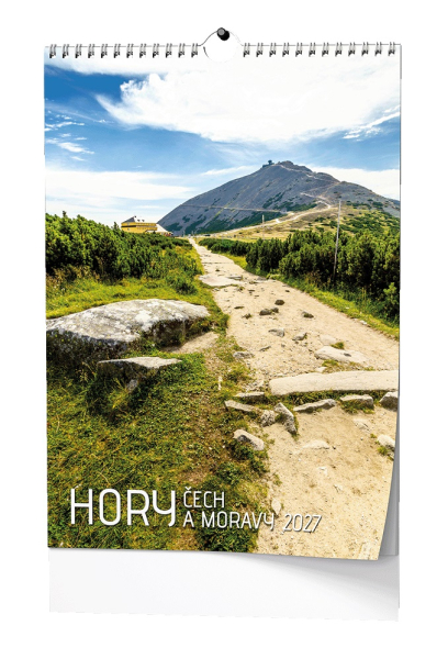 Kalendář nástěnný, Hory Čech a Moravy, Baloušek