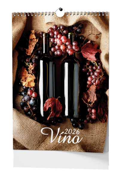 Kalendář nástěnný, Víno, Baloušek