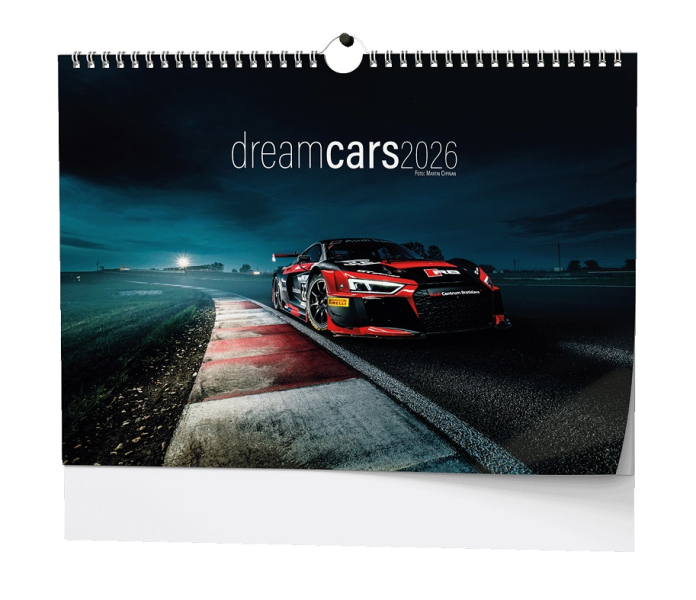 Kalendář nástěnný, Dream Cars