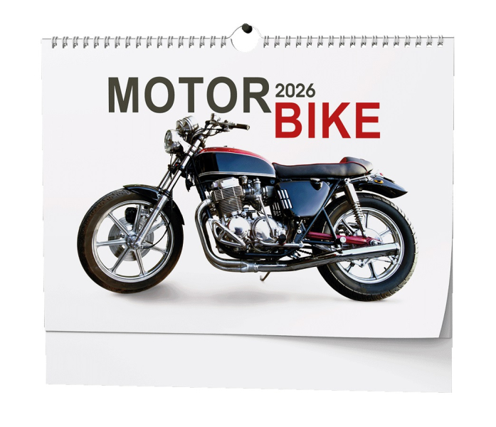 Kalendář nástěnný, Motorbike