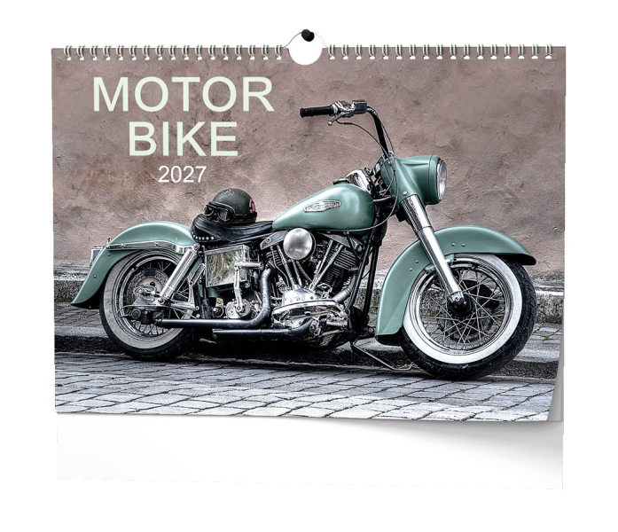 Kalendář nástěnný, Motorbike, Baloušek
