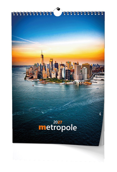 Kalendář nástěnný, Metropole, Baloušek