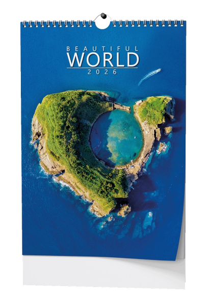 Kalendář nástěnný, Beautiful world, Baloušek