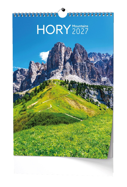 Kalendář nástěnný, Hory, Baloušek