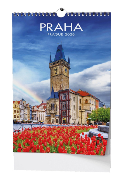 Kalendář nástěnný, Praha