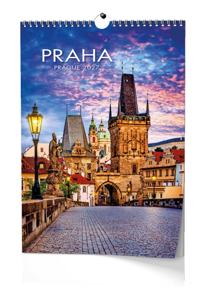 Kalendář nástěnný, Praha, Baloušek