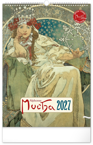 Kalendář nástěnný Alfons Mucha