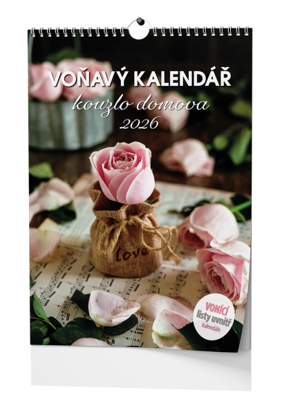 Kalendář nástěnný, Voňavý, Kouzlo domova, Baloušek