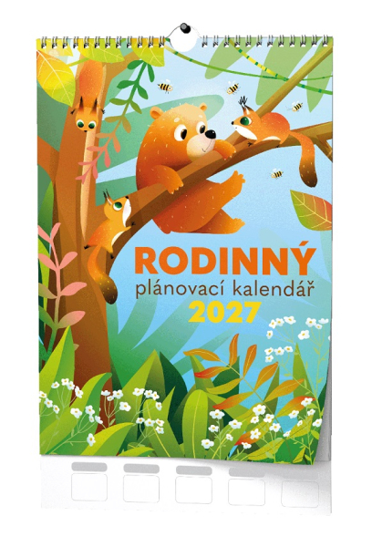 Kalendář nástěnný, Rodinný, Baloušek