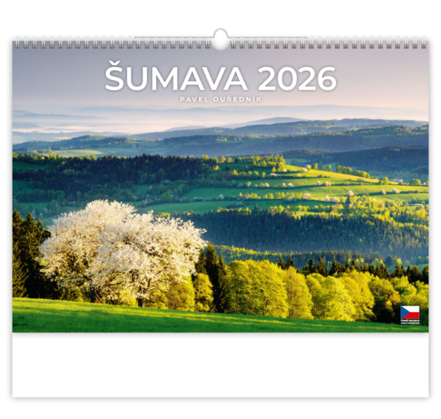 Kalendář nástěnný, Šumava, Helma