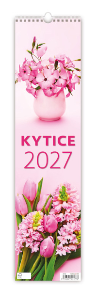 Kalendář nástěnný vázankový, Kytice, Helma