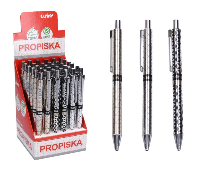 Kuličková tužka, propiska, olejová 0,7mm