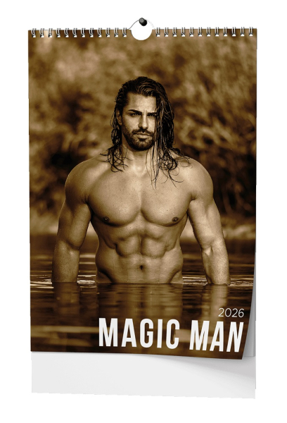Kalendář nástěnný, Magic man
