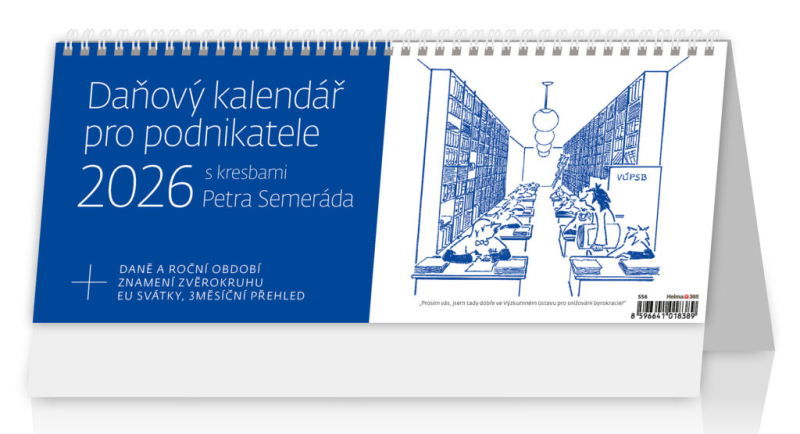 Kalendář stolní, Daňový pro podnikatele, Helma