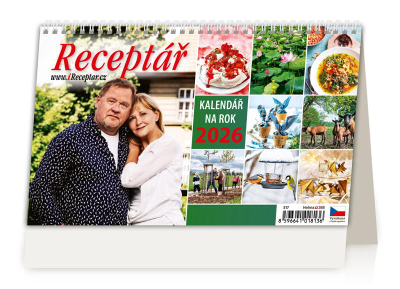 Kalendář stolní, Receptář, Helma