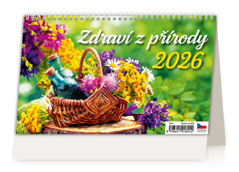 Kalendář stolní, Zdraví z přírody, Helma