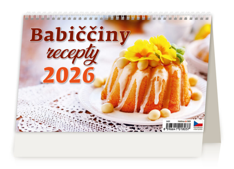 Kalendář stolní, Babiččiny recepty, Helma