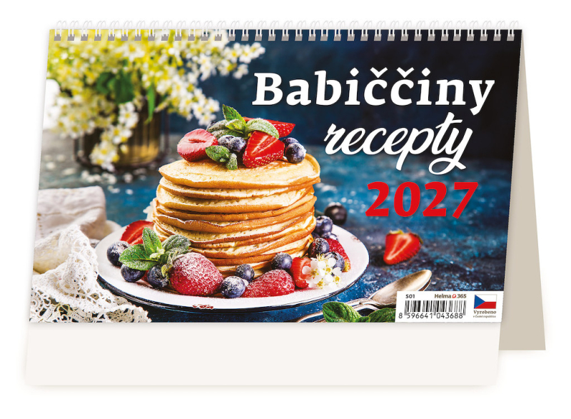 Kalendář stolní, Babiččiny recepty, Helma