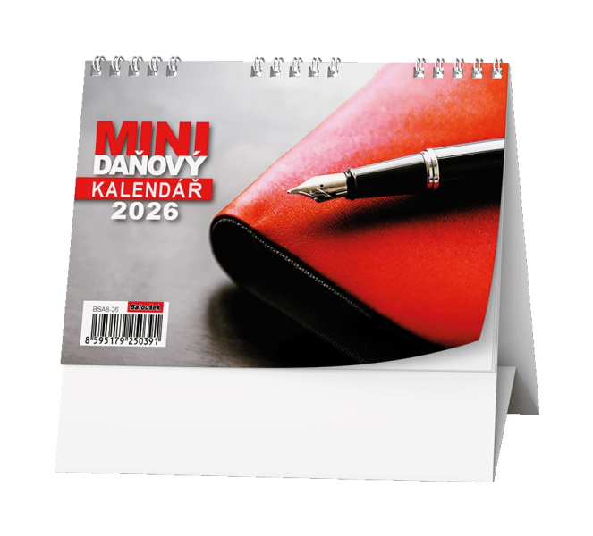 Kalendář stolní, Daňový mini, Baloušek