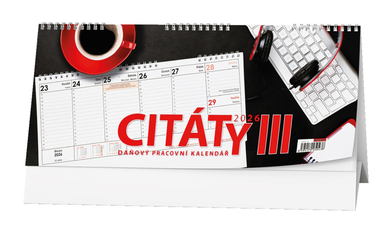 Kalendář stolní, Citáty III., daňový