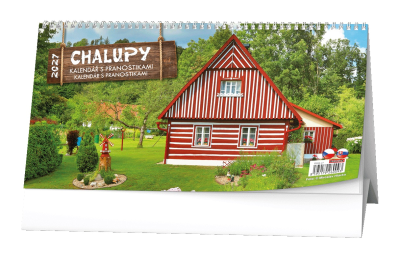 Kalendář stolní, Chalupy, 14denní, Baloušek