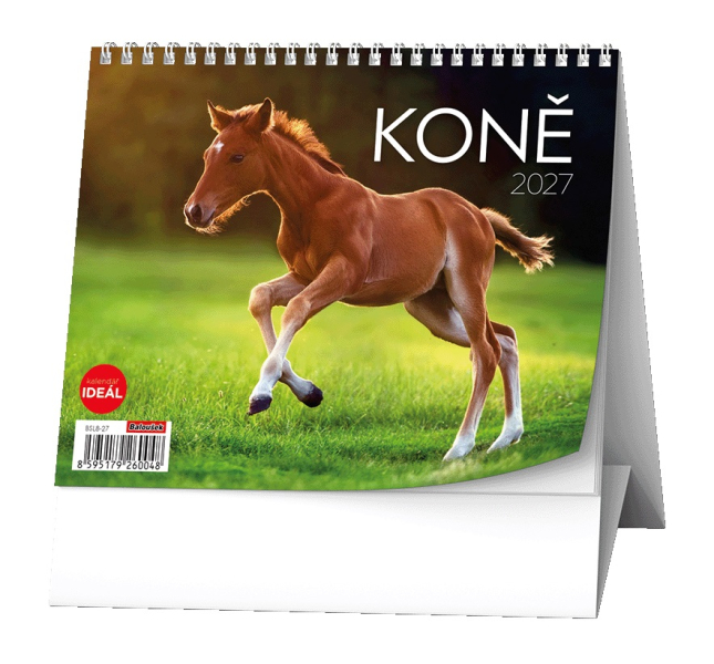 Kalendář stolní, Ideal Koně, Baloušek