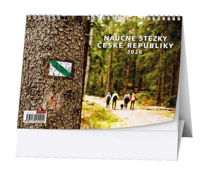 Kalendář stolní, Naučné stezky ČR