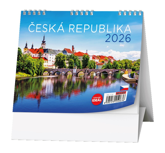 Kalendář stolní Ideál - Česká republika