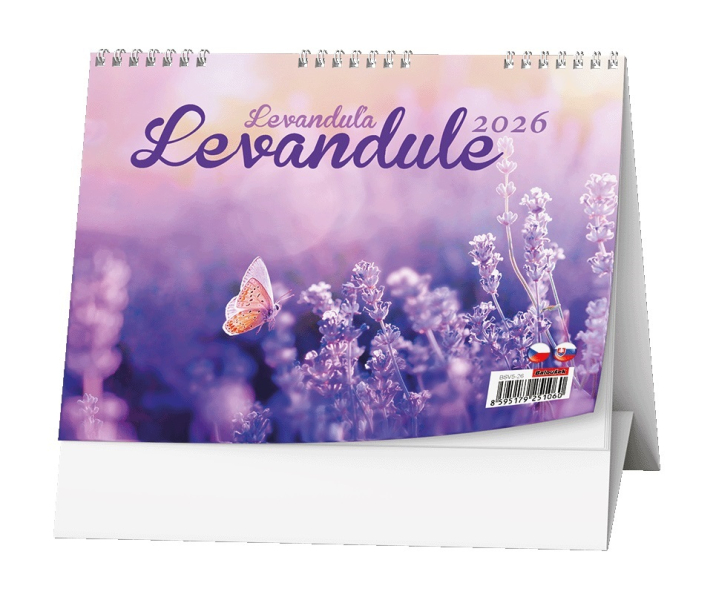 Kalendář stolní, Levandule, Baloušek