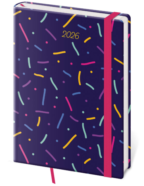 Týdenní diář A5 VARIO s gumičkou