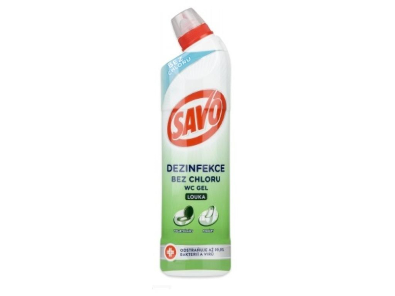 Savo 700 ml, WC čistič, mix druhu