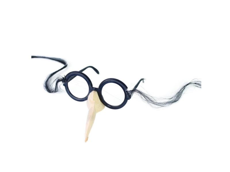 Brýle s nosem čarodějnice