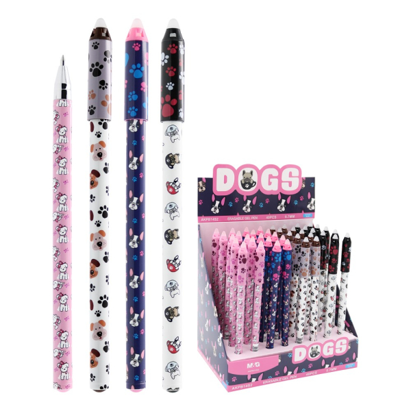Kuličková tužka, propiska, gumovací, M&G, Cats&Dogs