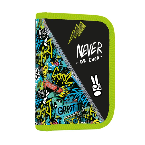 Penál jednopatrový, 2 chlopně, Prázdný, Funny Boy