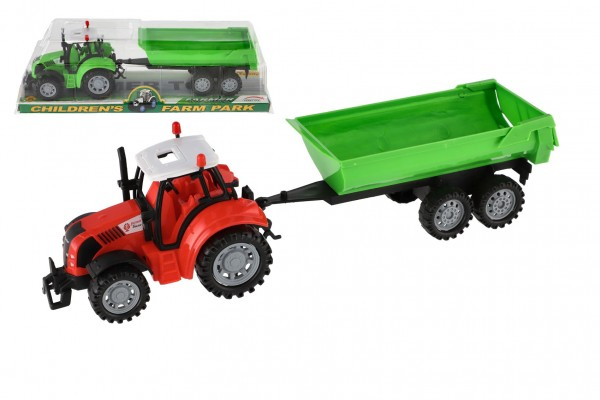 Traktor s vlekem a výklopkou, setrvačník