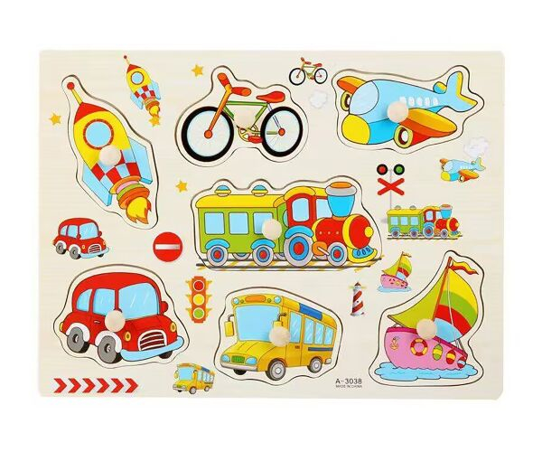 Vkládačka dřevěná, dopravní prostředky