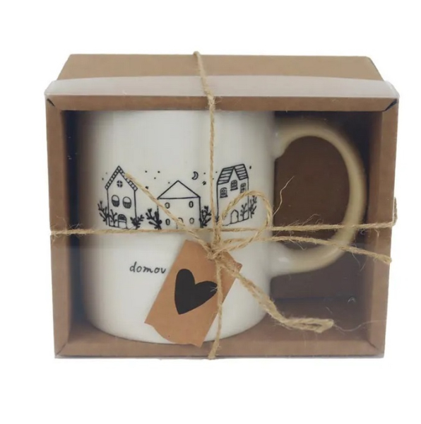 Hrnek porcelánový, Domov plný lásky