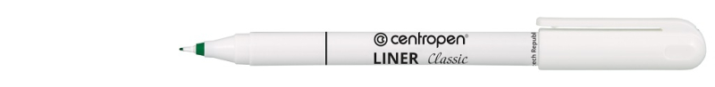 Popisovač, Centropen, liner, 2811, 0,3 mm, zelený