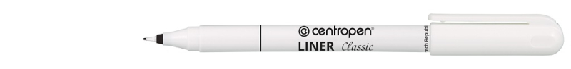 Popisovač, Centropen, liner, 2811, 0,3 mm, černý