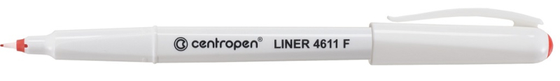 Popisovač, Centropen, liner, 4611, 0,3 mm, červený