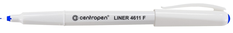 Popisovač, Centropen, liner, 4611, 0,3 mm, modrý